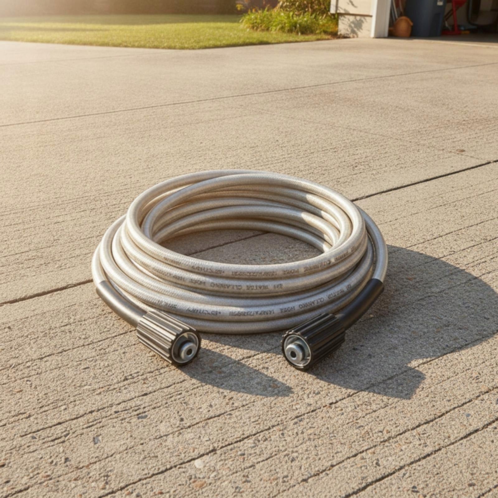 Pressure Washer Hose Heavy Duty Hose with M22 Fittings Reinforced 10M Pipe Brand no brand