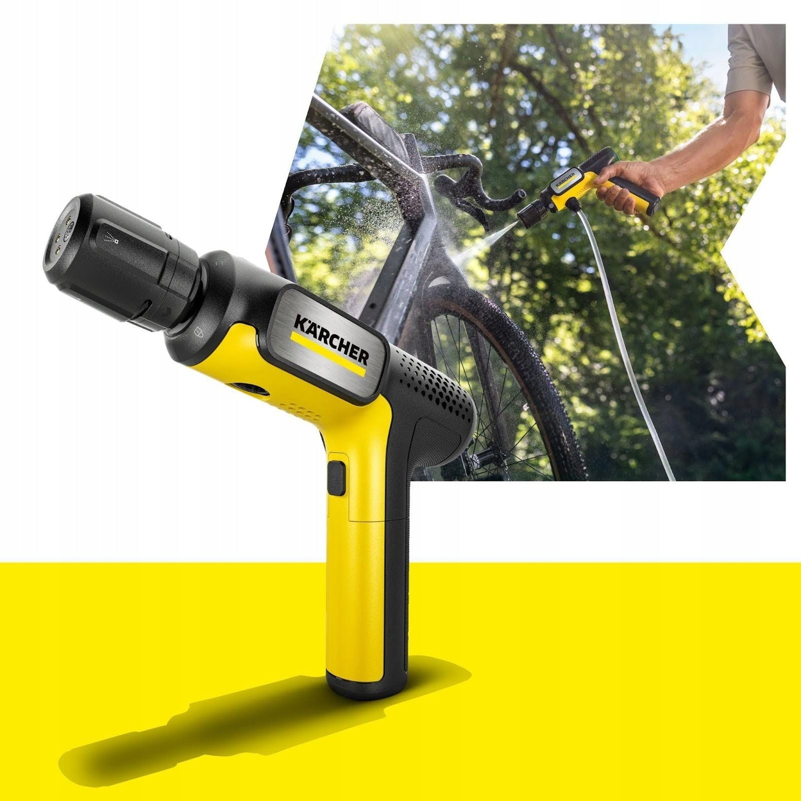 Pressure Washer Karcher CORDLESS PORTABLE NOZZLE Charger 4in1 MULTI Brand Kärcher