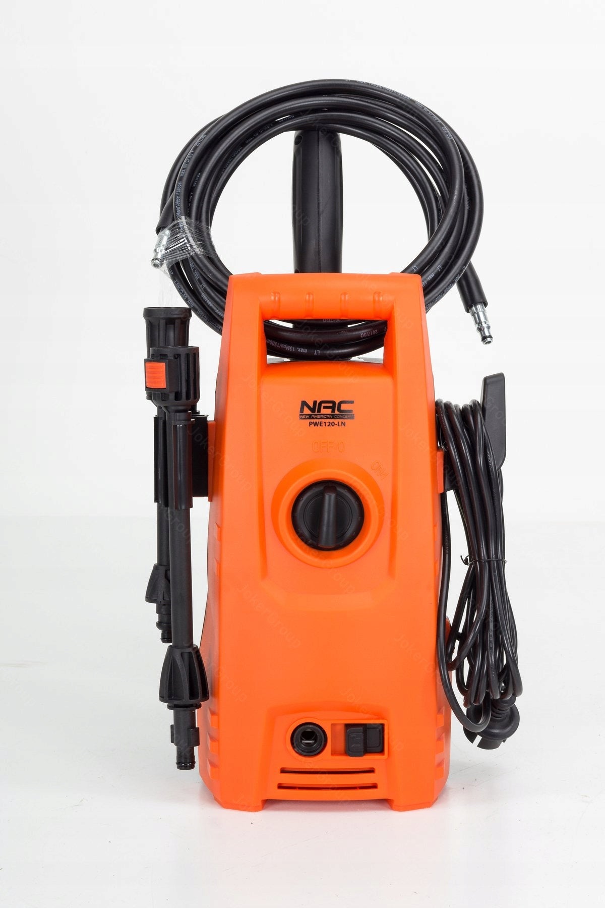 Pressure Washer NAC 70 bar 1200 W 390 l/h ALU Pump Lance BRUSH Strong Model PWE120-LN