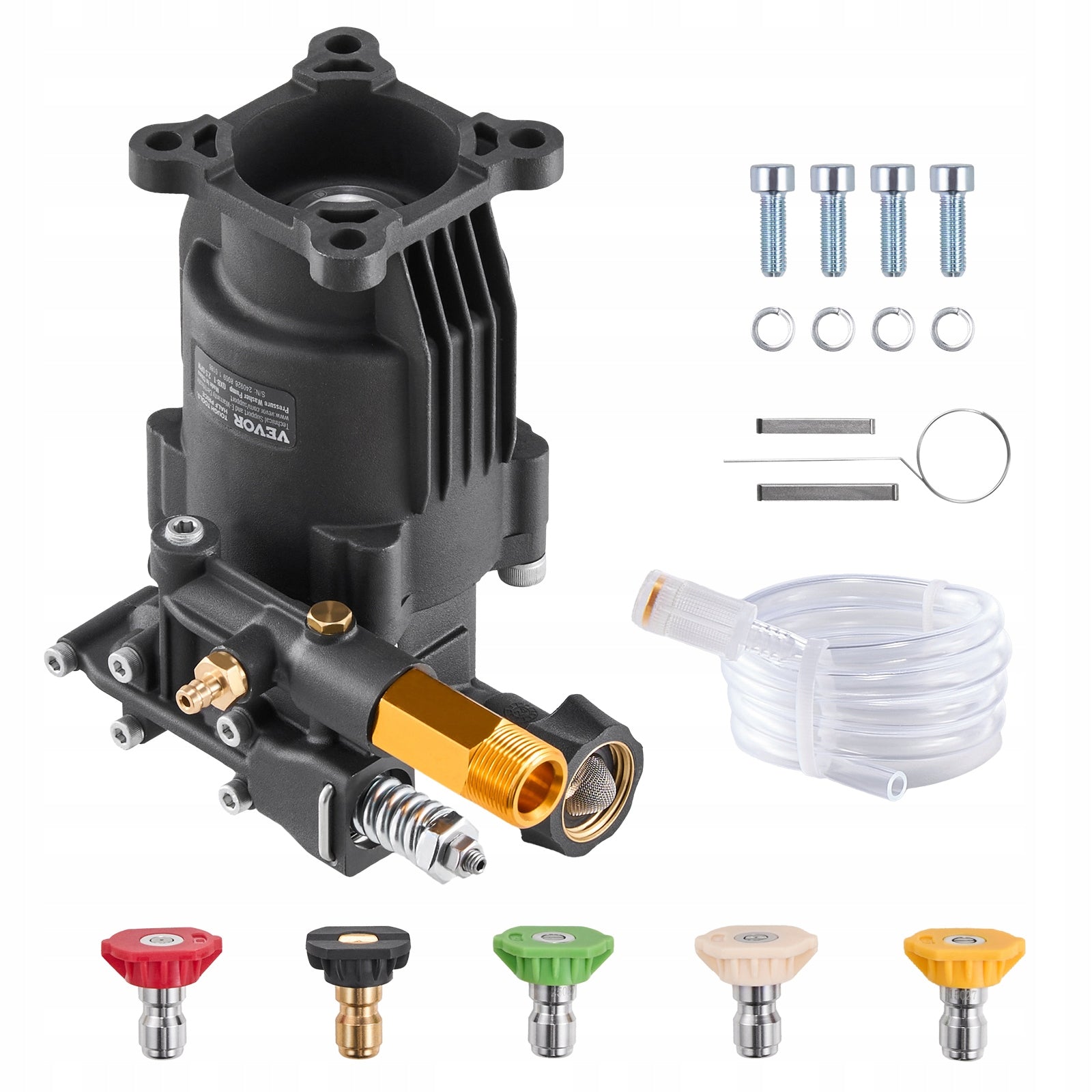 Pressure Washer Pump 3500PSI 2,5GPM Horizontal Design Maintenance Free Brand Vevor