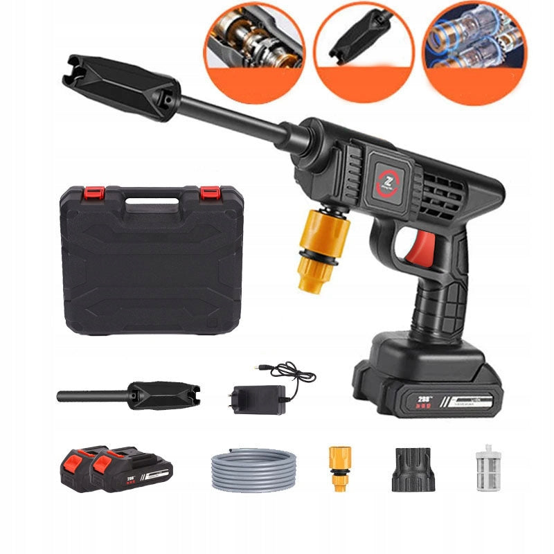 Pressure Washer Wireless Handheld 21V 30BAR Foamer 2 Batteries