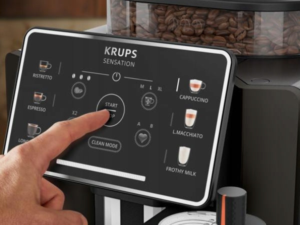 Pressure coffee maker KRUPS Sensation Milk M50 EA9129 automatic Built-in grinder yes