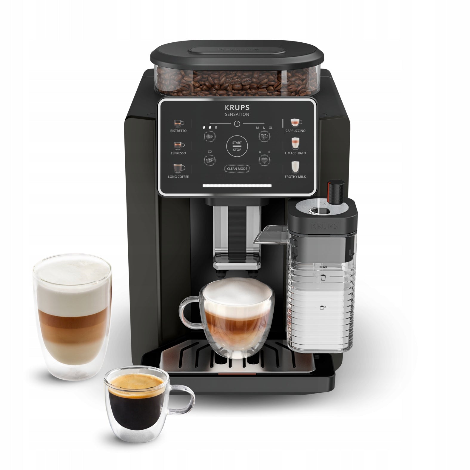Pressure coffee maker KRUPS Sensation Milk M50 EA9129 automatic Manufacturer code EA912910