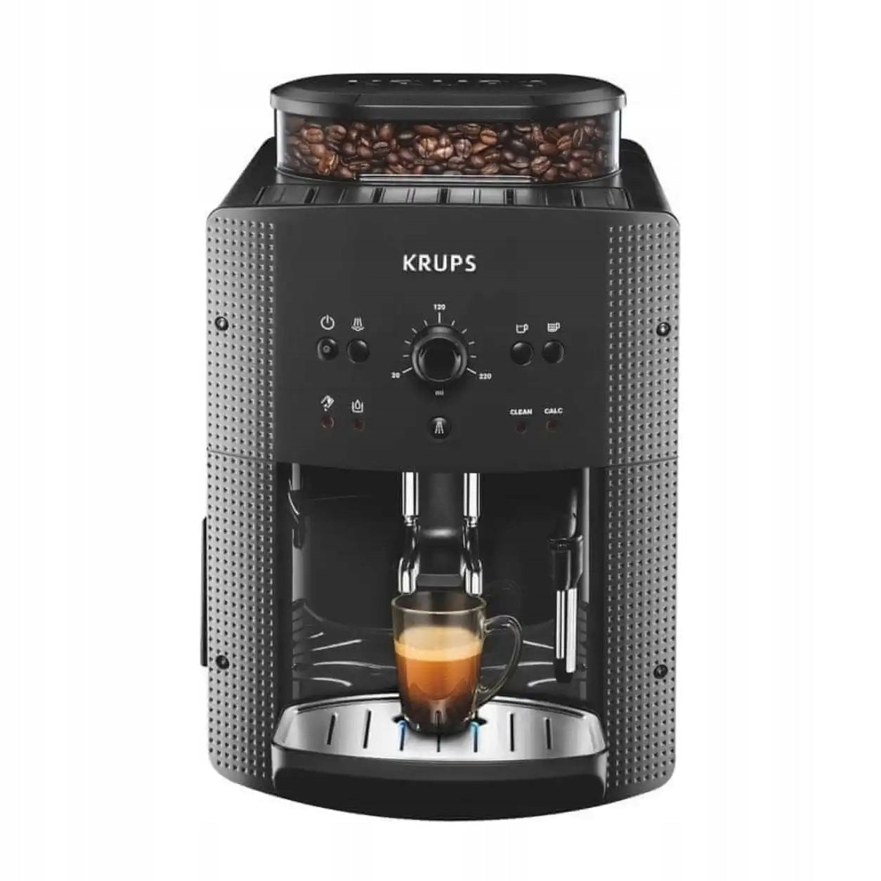 Pressure coffee maker Krups EA810B automatic 15 bar with grinder