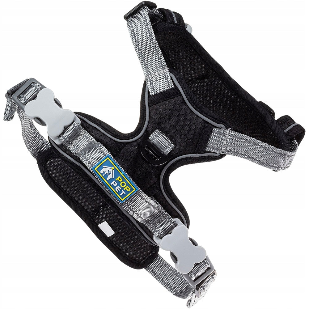 Pressure-free dog harness with handle type GUARD L BLACK Manufacturer code Szelki GUARD z rączką L BLACK