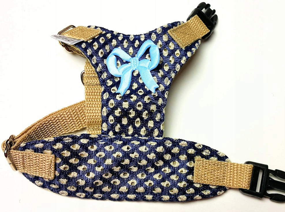 Pressure-free harness Pelo for cat Adjustable Mesh 2 Buckles OPENWORK ROSES r.1 XXS Manufacturer code 5903900211123