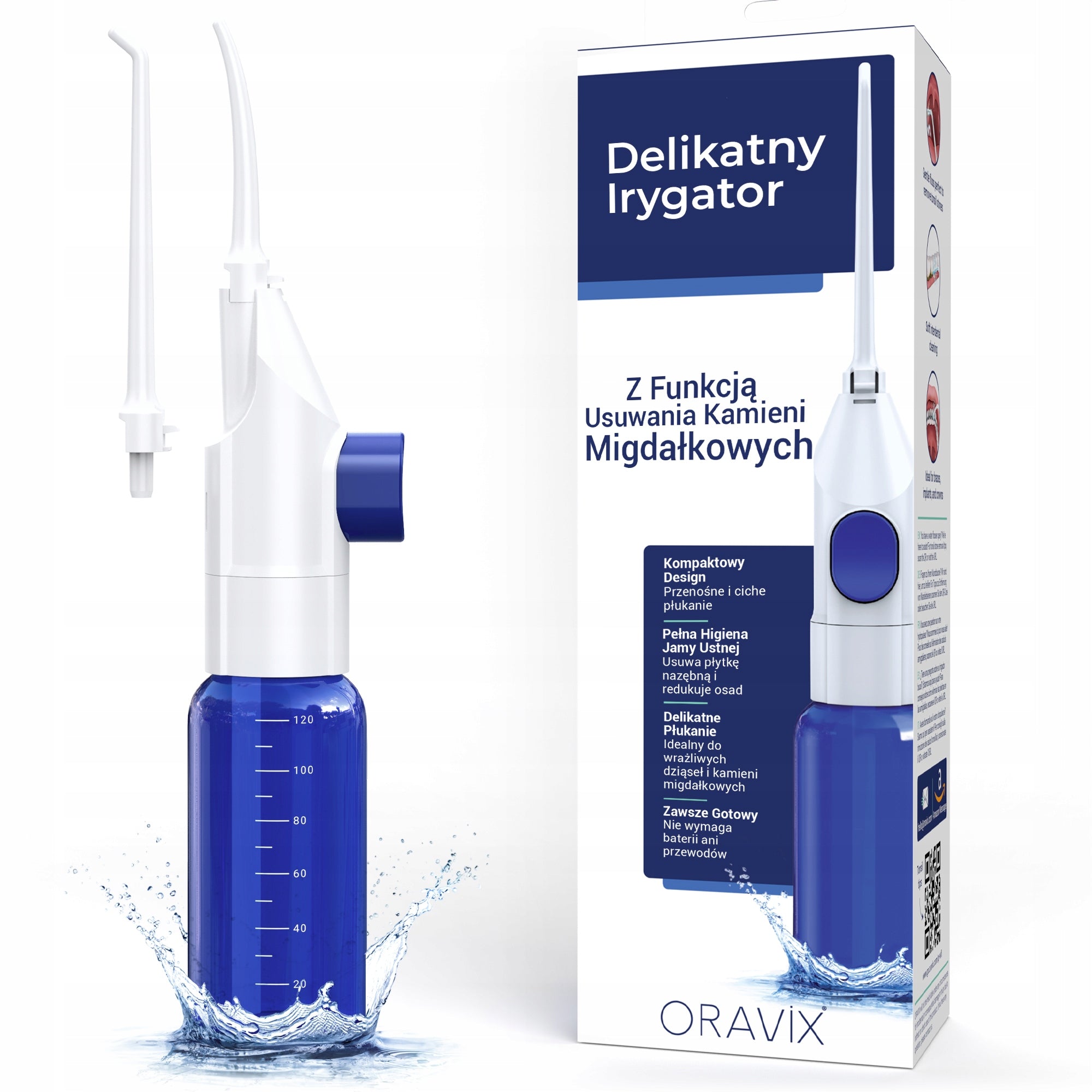 Pressure irrigator for teeth ORAVIX Brand ORAVIX
