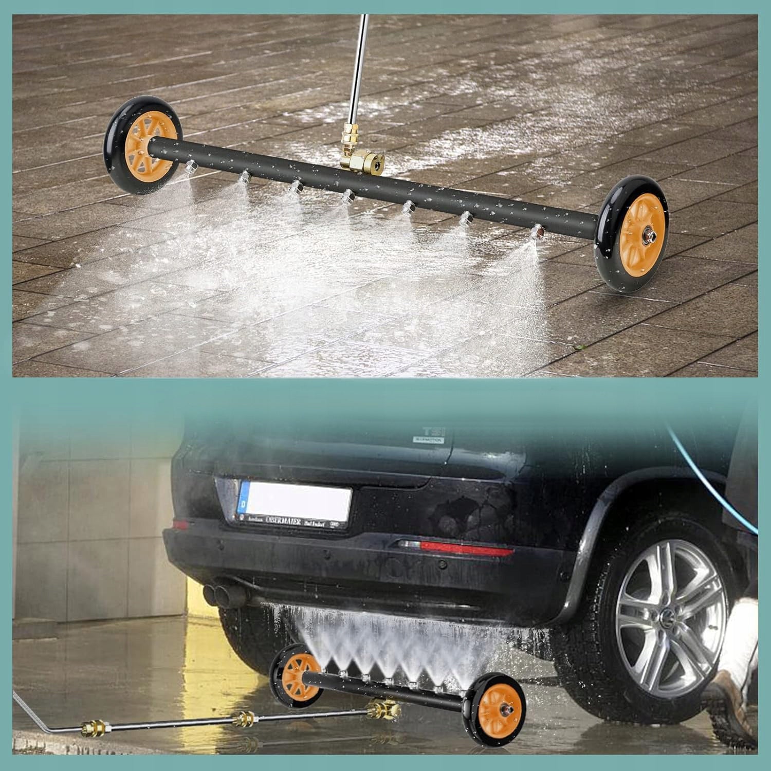 Pressure strip for flushing paving stones for PRESSURE WASHER 1/4" Brand no brand