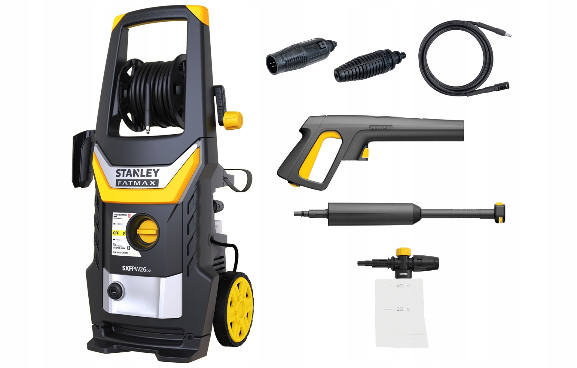 Pressure washer 180 bar 2.6kW for cube STANLEY FATMAX