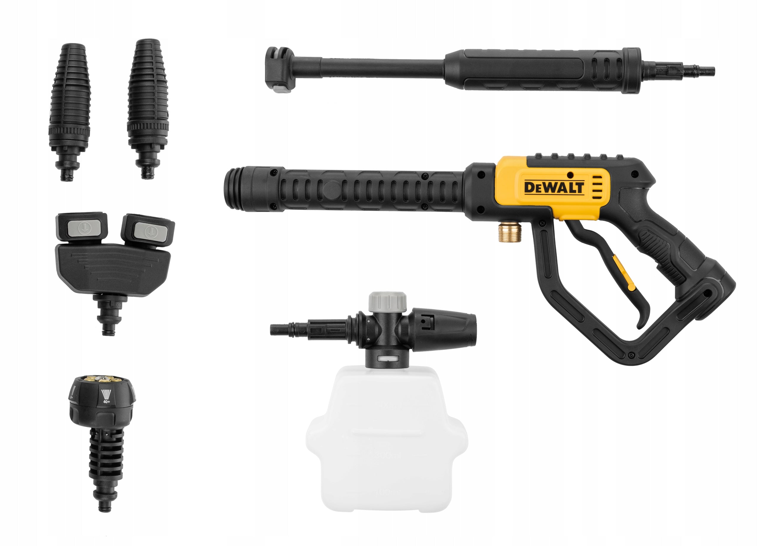 Pressure washer DeWalt 160 bar 2800 W 2 pumps Polish service and distribution Packaging status original