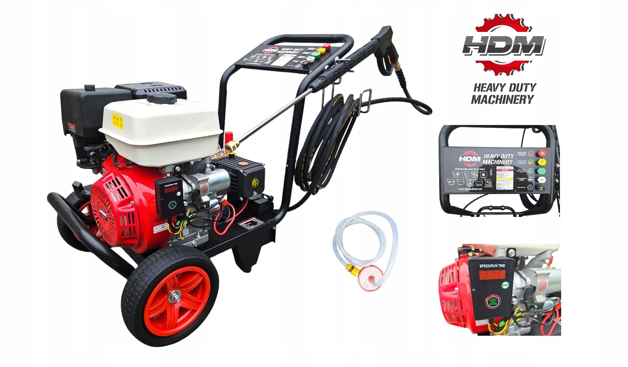 Pressure washer HDM 250 BAR 900l/h 15KM GX420 professional