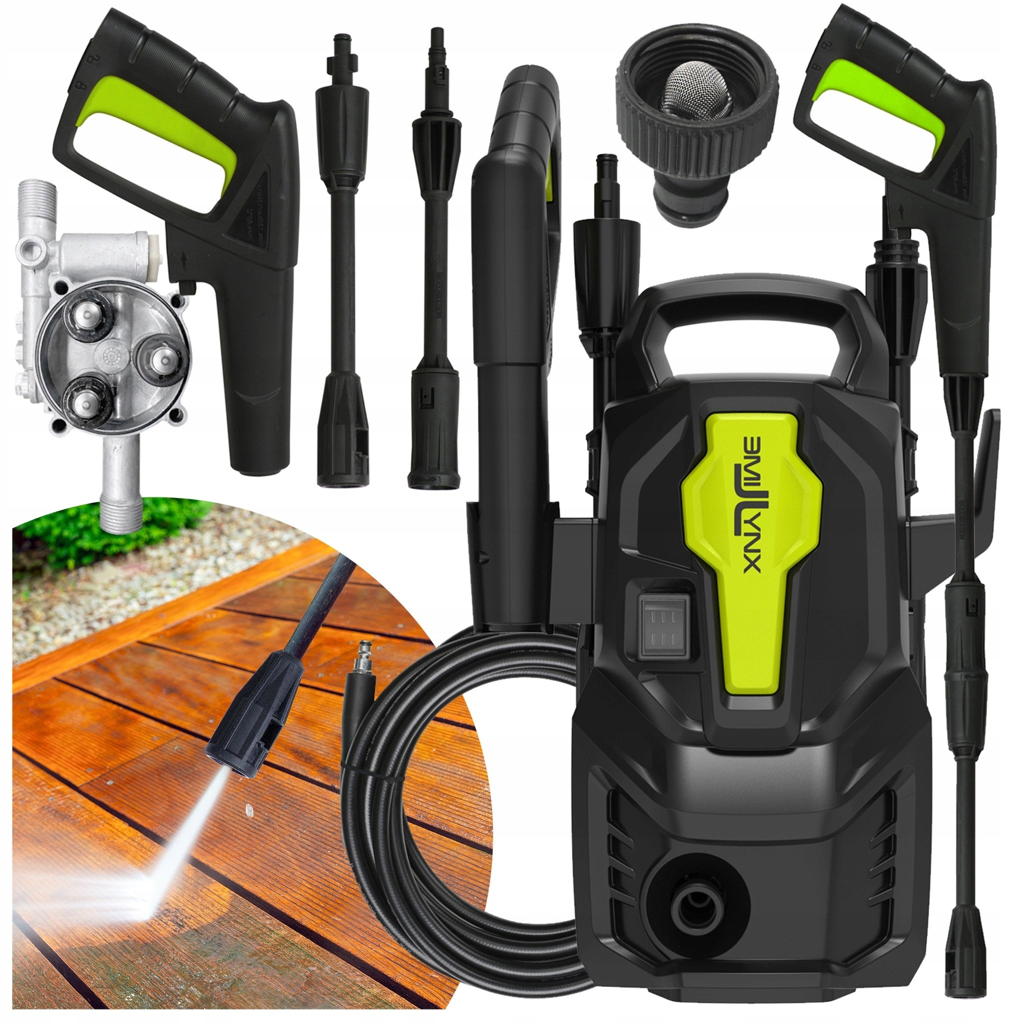 Pressure washer Lime Lynx Velox 1006Q Power 1200 W Aluminium pump 90 BAR