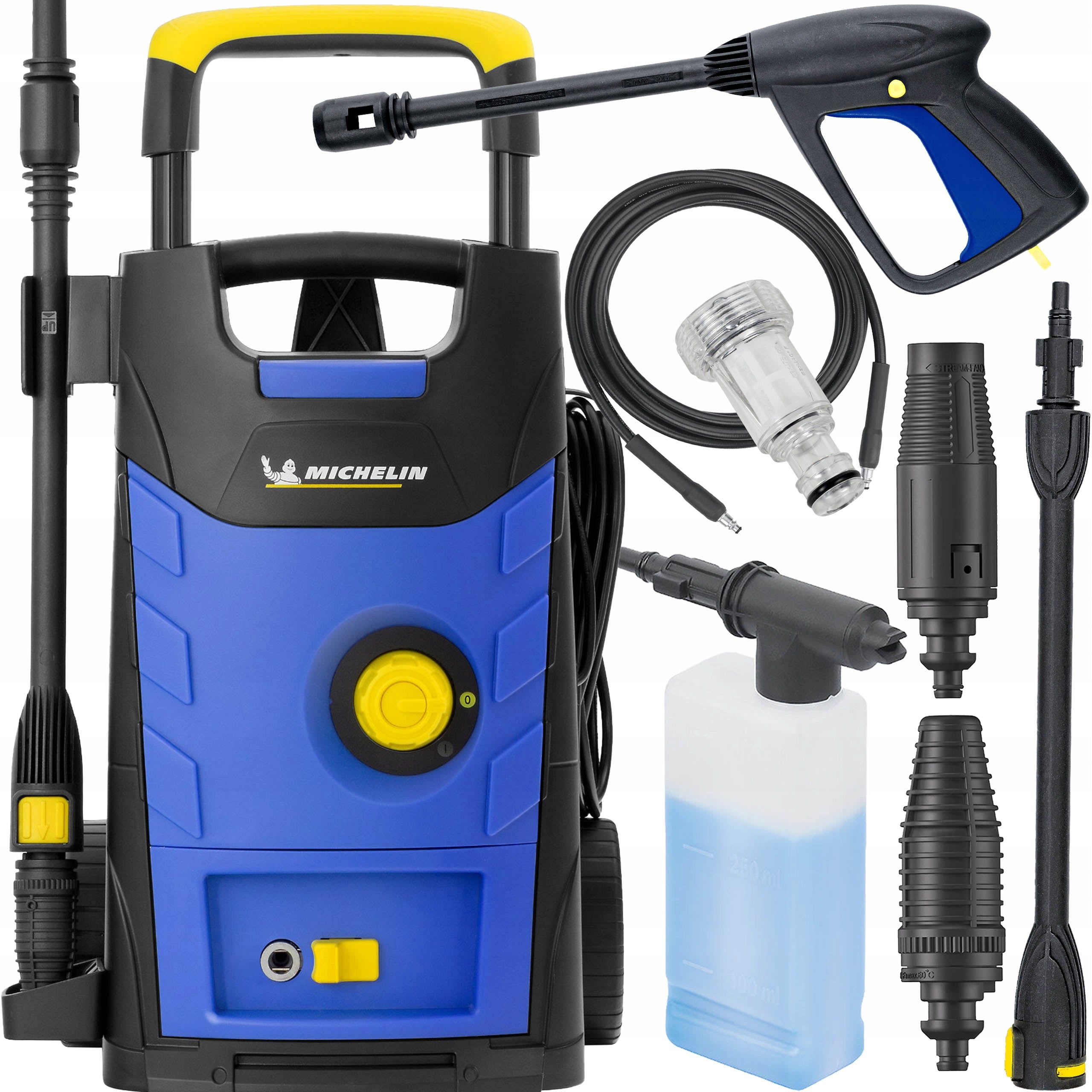Pressure washer MICHELIN 1600W aluminium pump 420l/h self-priming Packaging status original