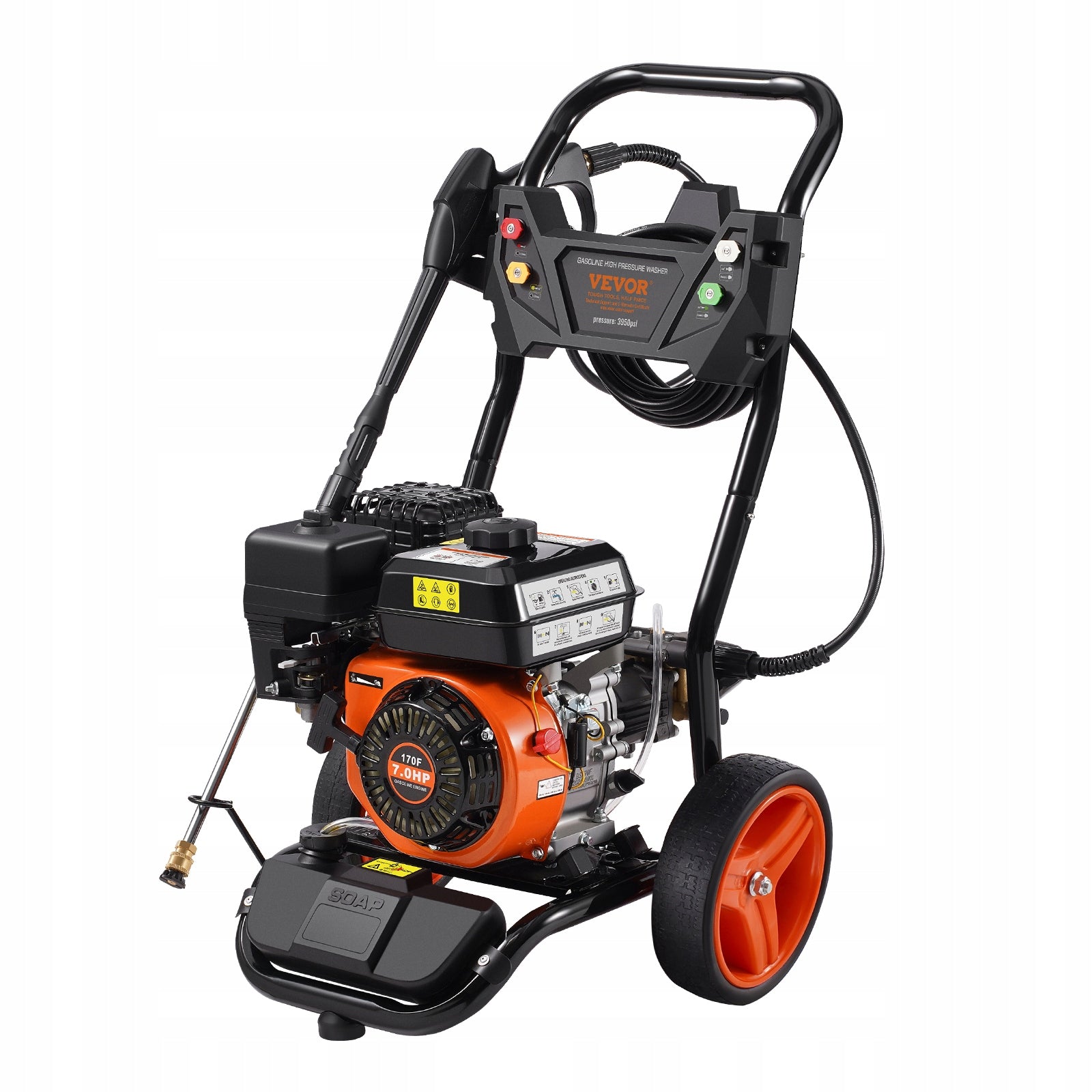 Pressure washer Vevor 180 bar 1502 W Operating pressure 180 bar