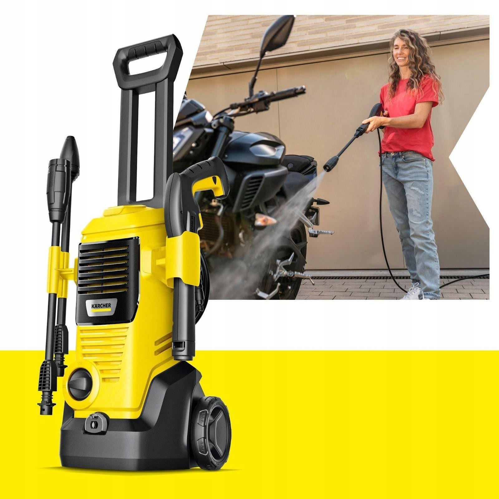 Pressure washer with foamer Karcher K3 FJ BB 120 bar Manufacturer code 1.676-358.0