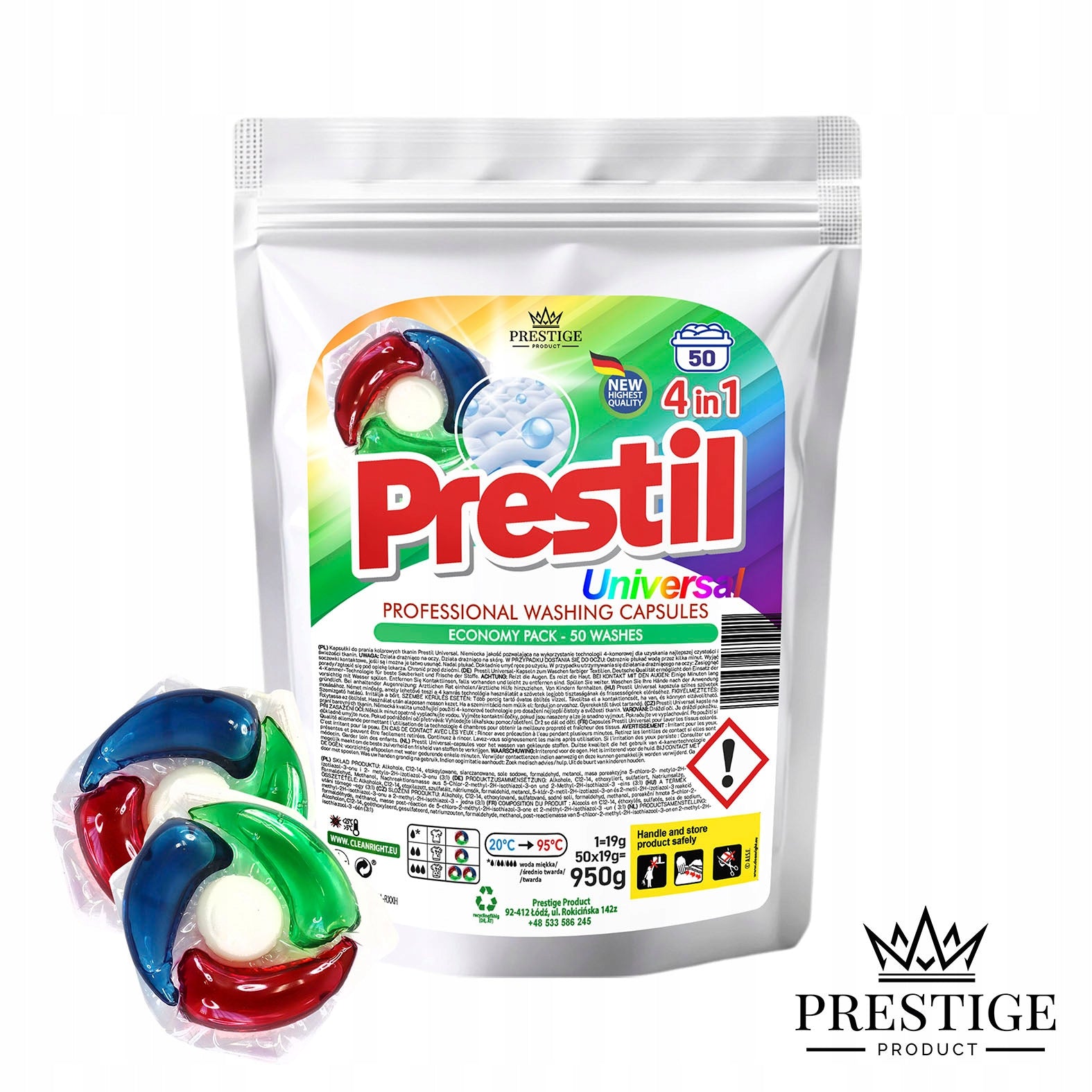 Prestil Universal Washing Capsules