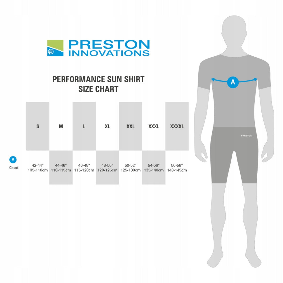 Preston Performance Sun Shirt UPF-35 size M Size M