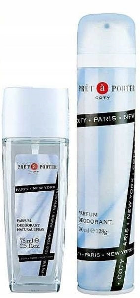 Pret A Porter Natural Deodorant Set 75ml + Deodorant 200ml 1179 Packaging status original