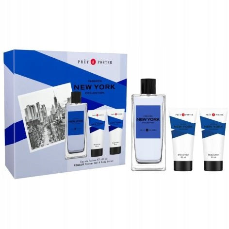 Pret a Porter Fashion Man New York EDC 100 ml + Balm 50 ml + gel 50 ml