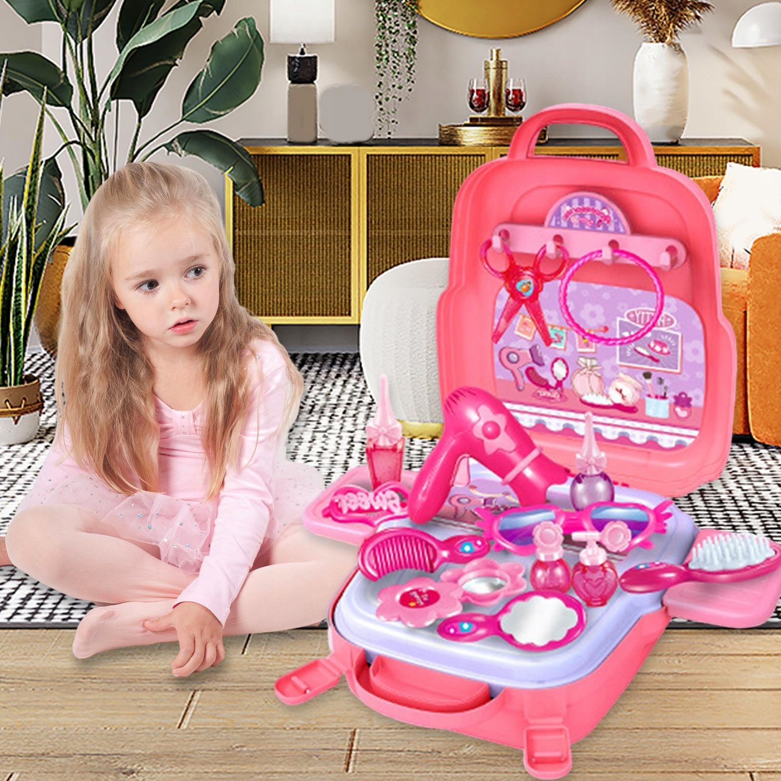 Pretend Play Toy Kit Montessori Development Hand Eye Coordination Makeup Medical device type accessories for a medical device or a product without an intended medical purpose