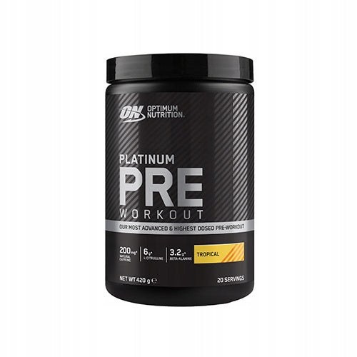 Preworkout OPTIMUM NUTRITION Platinum Pre Workout 420g Fruit Punch 20p Packaging status original