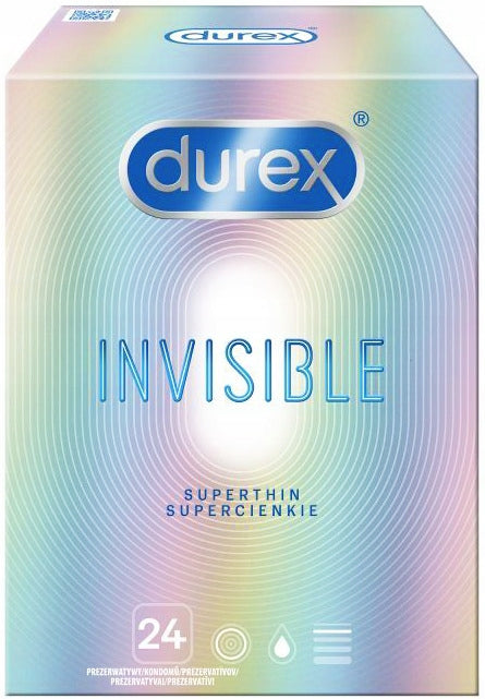 Superdünne Kondome Durex Invisible Extra Thin, 24 Stk 