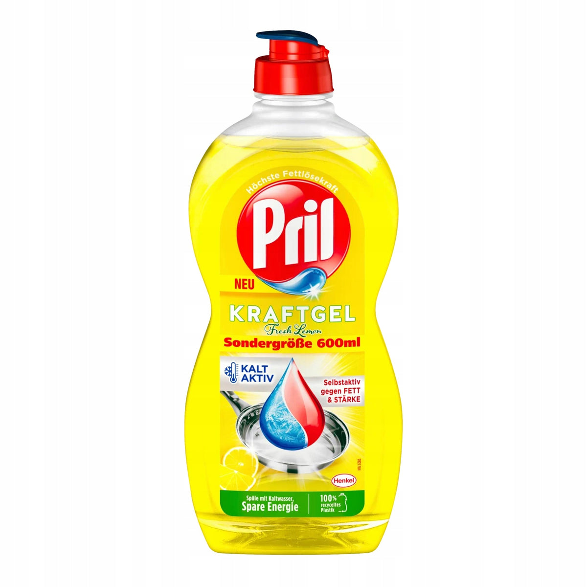Pril Dish Soap Power Gel Fresh Lemon 600ml Brand Pril