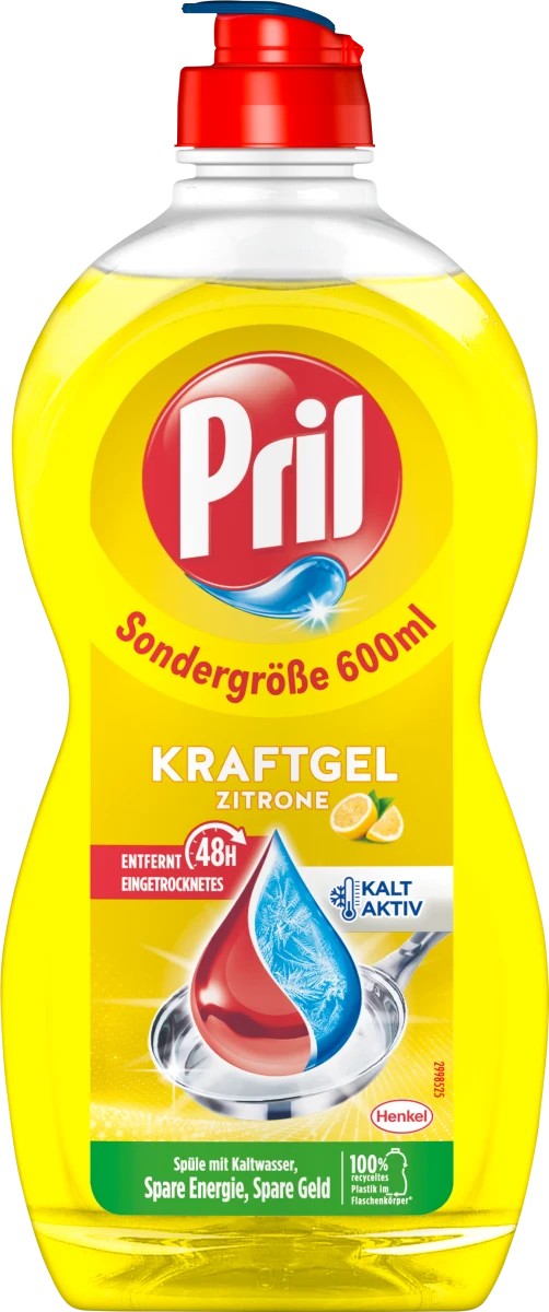 Pril Fresh Lemon dishwashing liquid 600 ml
