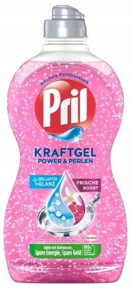 Pril Hand Dish Soap Power Gel with Pearls 450ml
