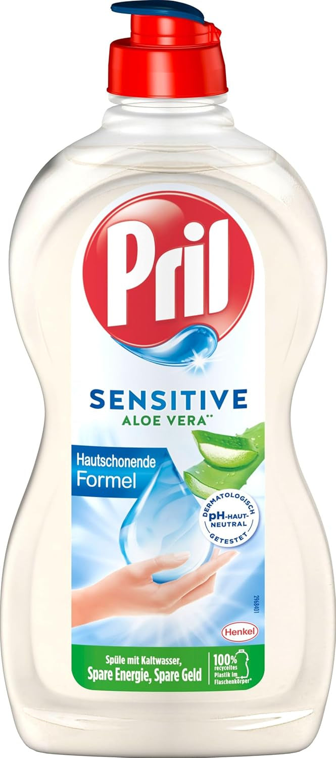 Pril Sensitive Aloe Vera Dishwashing Liquid 450 ml