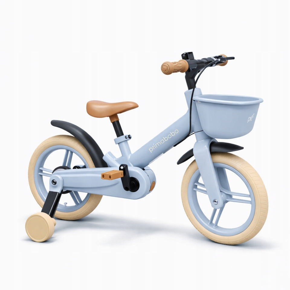 Primabobo Bike 5in1 SkillBike Running Side Wheels Pusher Light Blue Model SkillBike 5w1