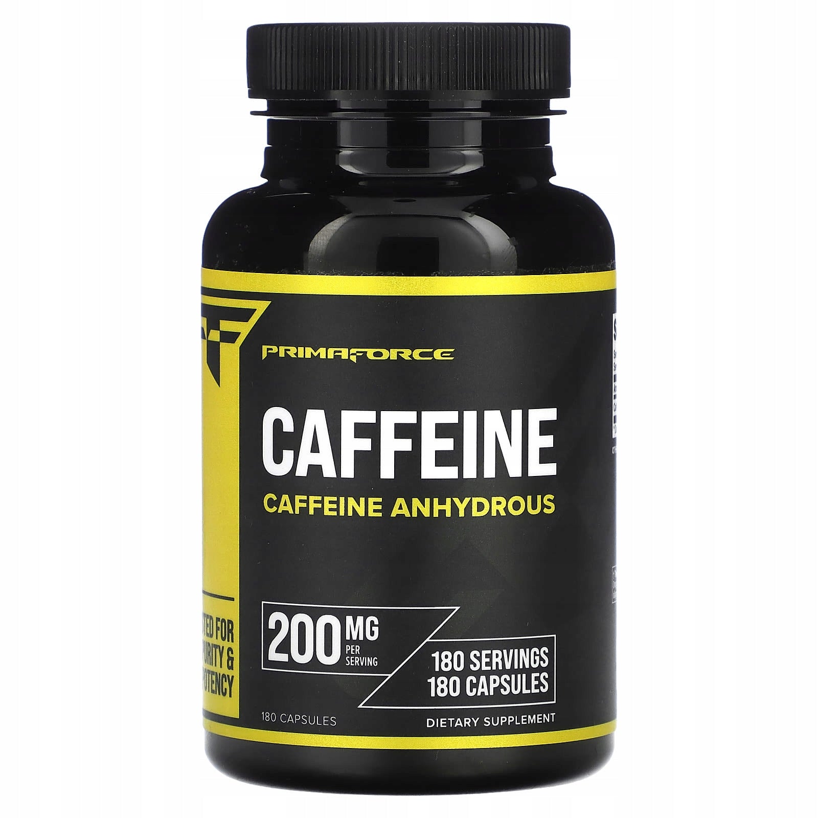Primaforce, Caffeine, 200 mg, 180 capsules