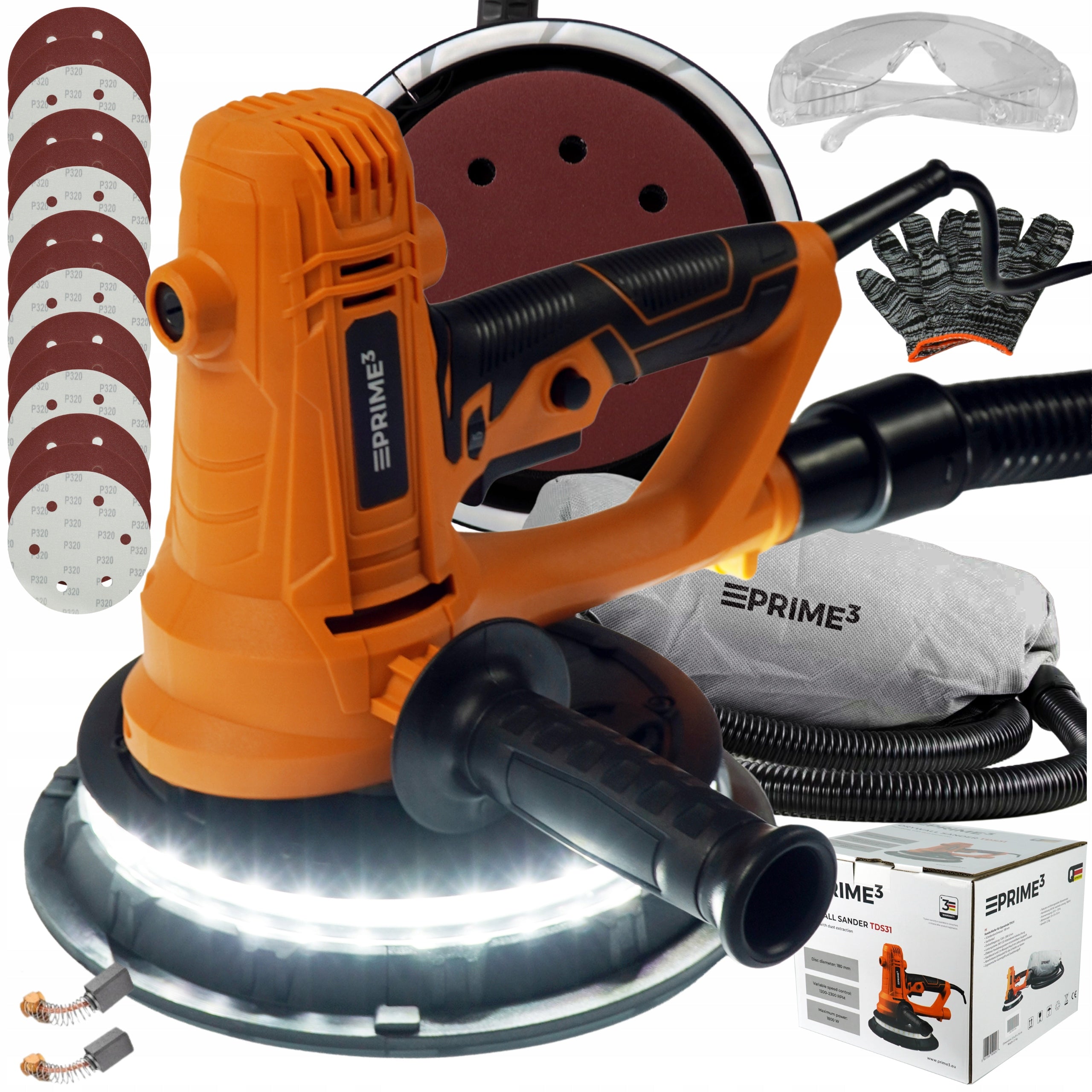 Prime3 TDS31 1800 W 2300 rpm 180 mm LED backlight
