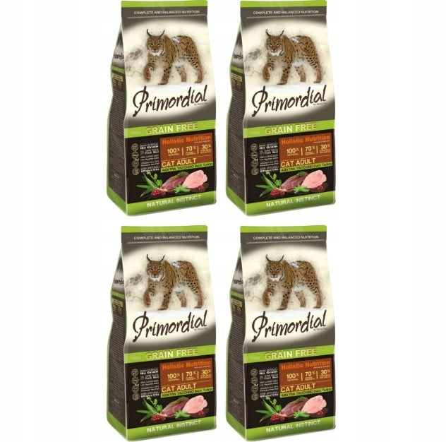 Primordial Cat Food Duck Turkey 4x400g