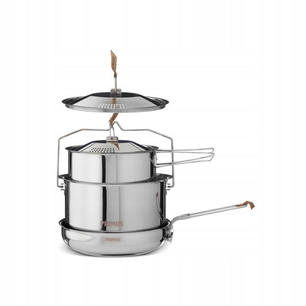 Primus CampFire Pot Set Stainless Steel Packaging status original