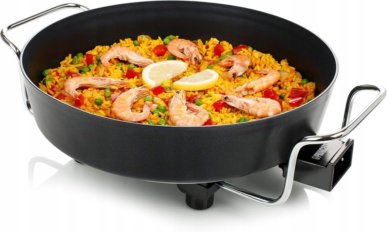 Princess Multi Wonder Chef Pro Grill Wok Teppanyaki 35cm 1800W Black Brand Princess