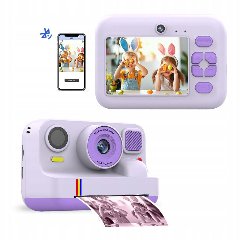 Print Instant Camera mini printer K12Pro +32GB memory card 3 rolls of paper Manufacturer code 9331855023939