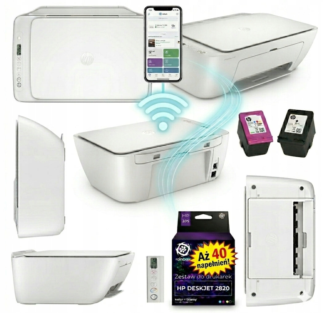 Printer HP DeskJet 2820 3in1 WiFi AirPrint+ Ink Regeneration Kit 40x