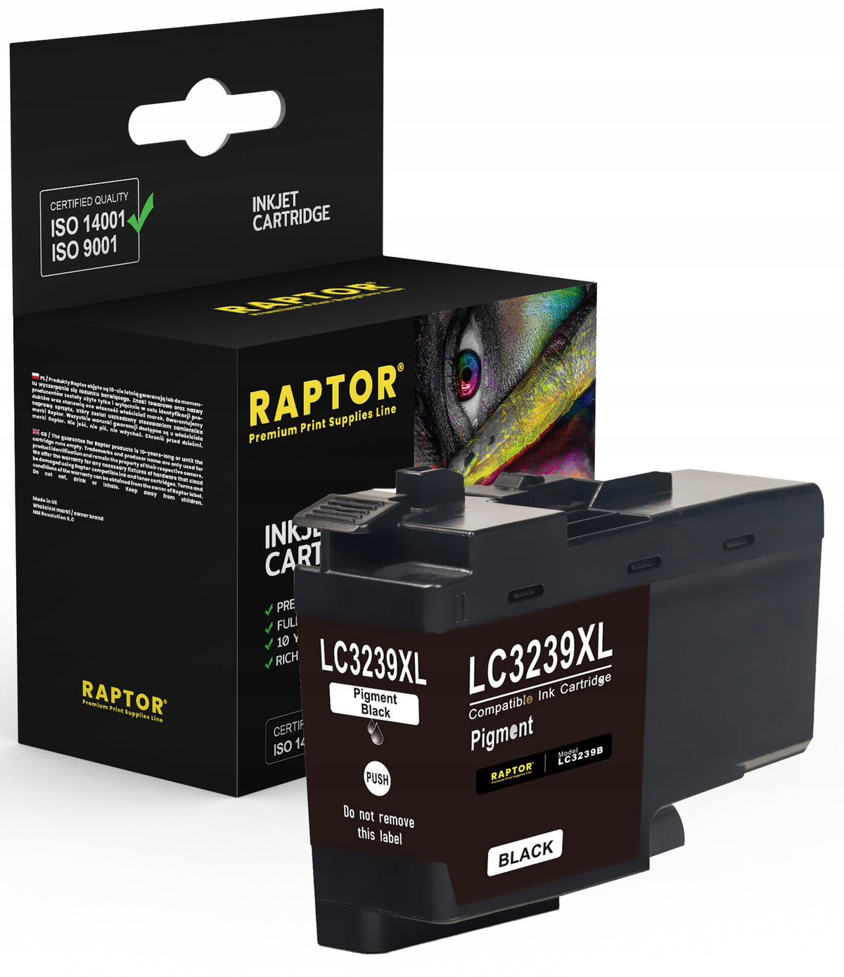 Printer ink BROTHER LC-3239XL MFC-J6945DW BK Manufacturer code BR-3239B-1-RAPTOR