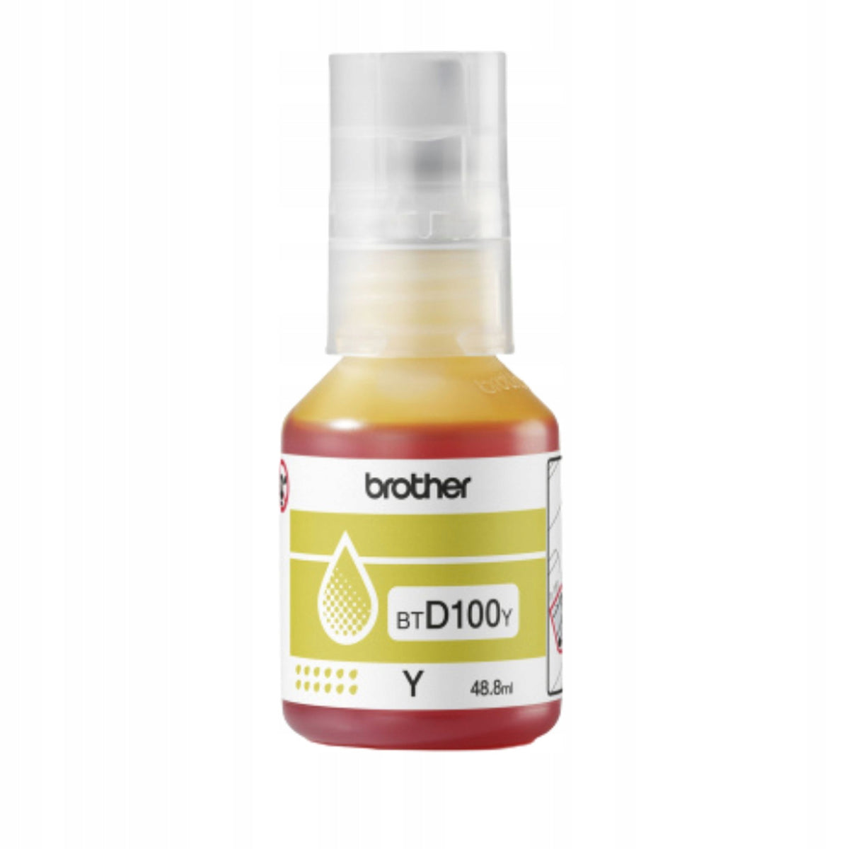 Printer ink Brother BTD100Y Yellow ink 5000 pg. Manufacturer code BTD100Y