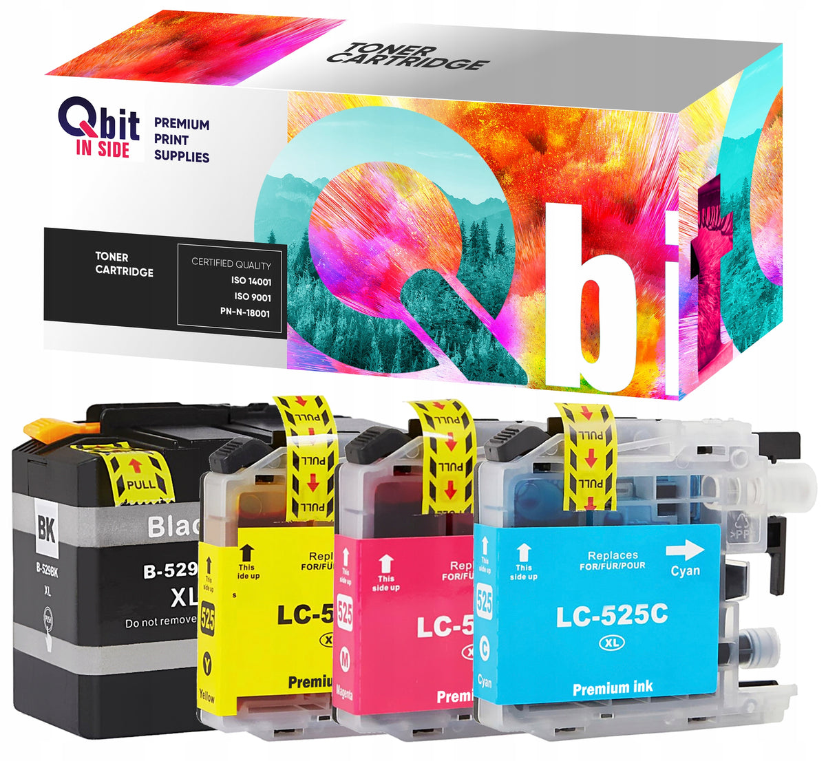 Printer inks Brother DCP J105 DCP-J105 DCP-J100 - LC529 LC525 XL