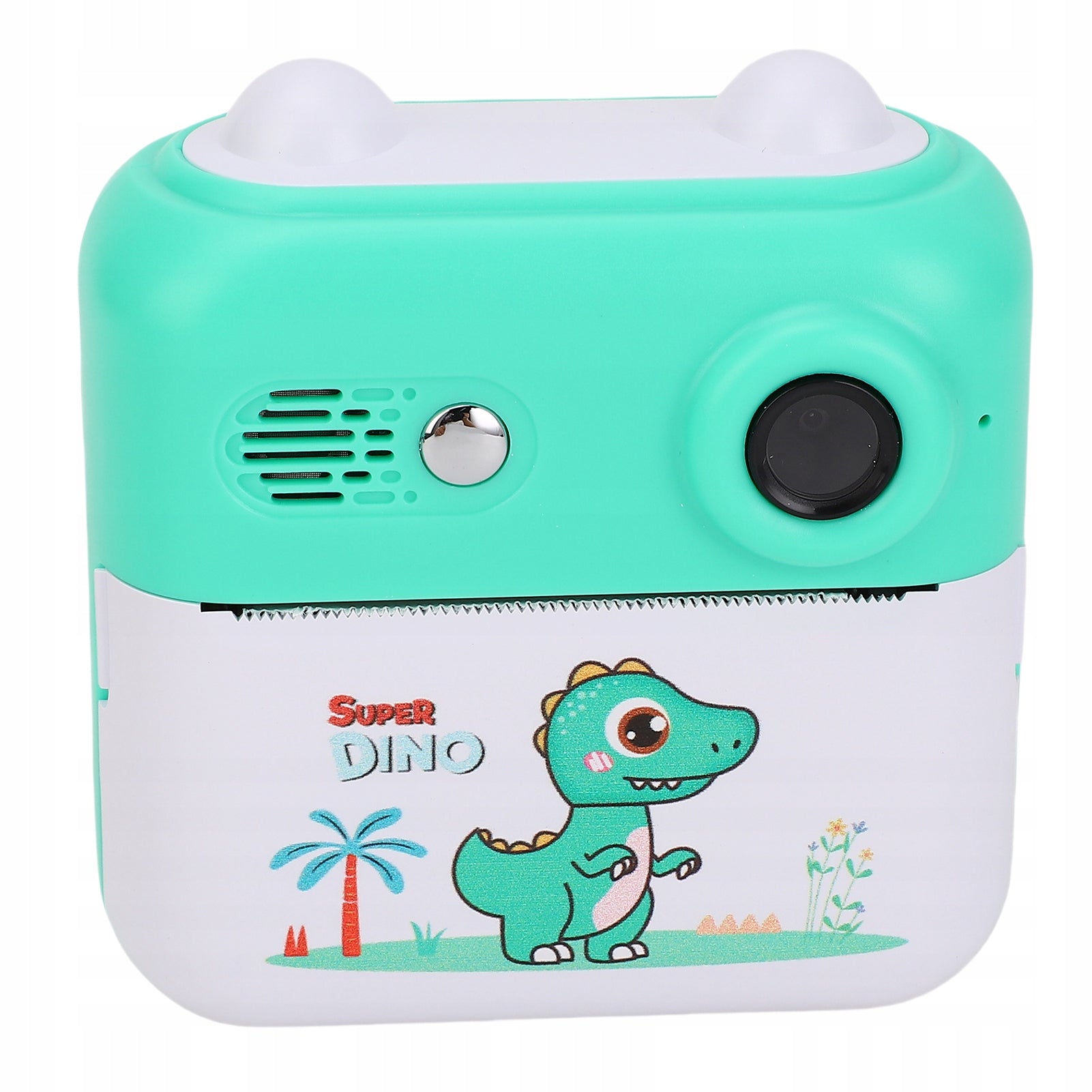 Printing Camera Cute Green 24mp Pixels 1080p Video QR Printing