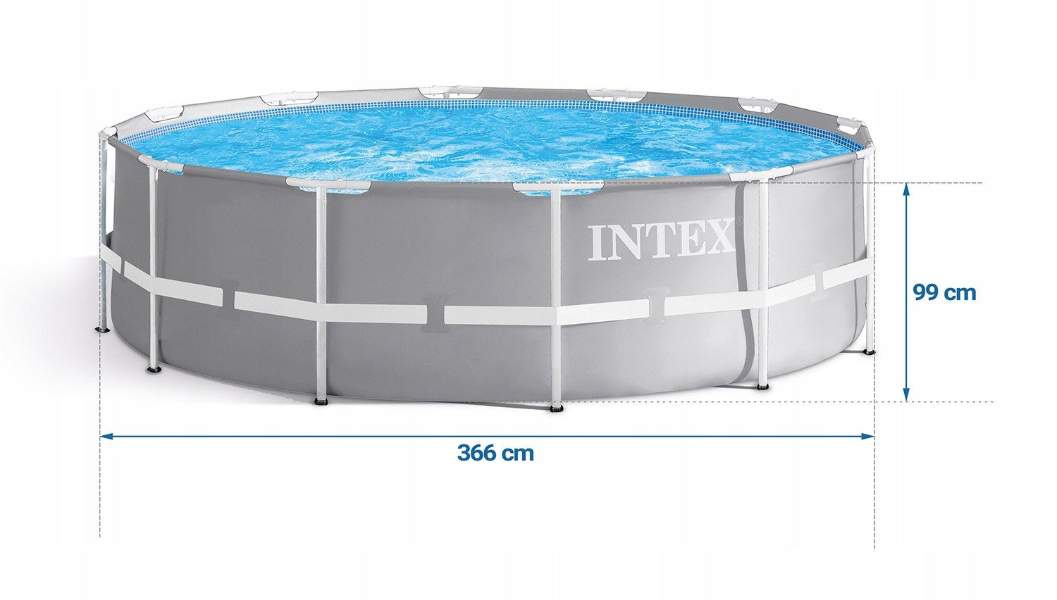Prism Frame Garden Pool 366 X 99 Cm 10in1 Intex 26716 Manufacturer code 6941057414331