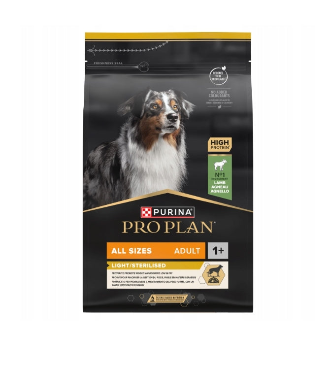 Pro Plan Adult Light Sterilised 3kg Lamb