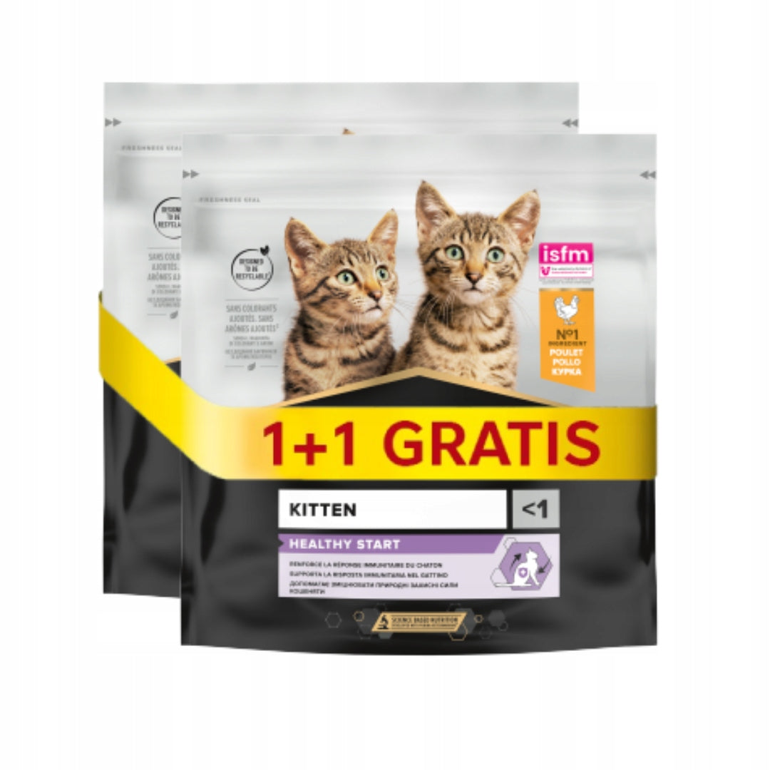 Pro Plan Cat Kitten Chicken 400g + 400g
