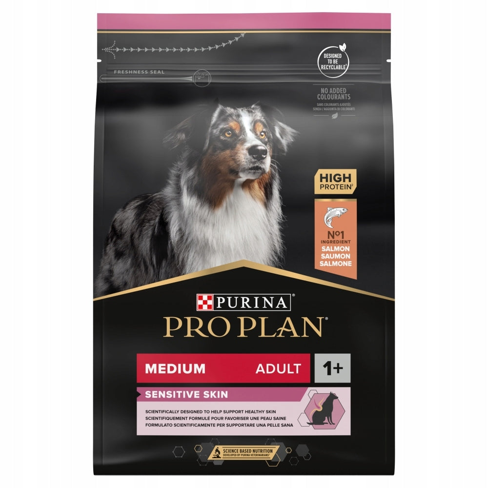 Pro Plan Medium Adult Sensitive Skin 3kg Salmon