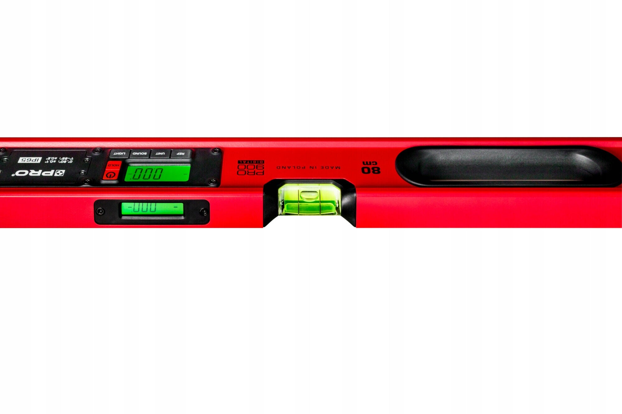 Pro digital level electronic digital 80 cm red with IP65 cover Brand Pro