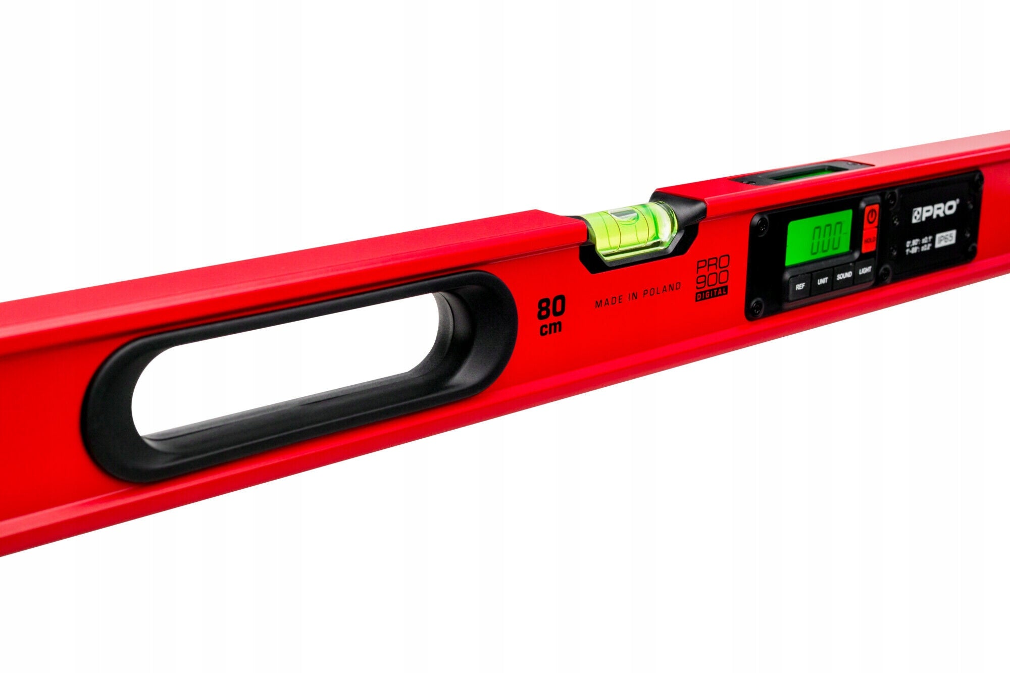 Pro digital level electronic digital 80 cm red with IP65 cover Manufacturer code 3-01-05-E2-080