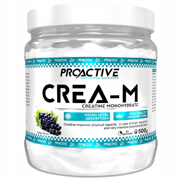 ProActive Crea M 500g - Creatine Monohydrate Powder Watermelon Brand ProActive
