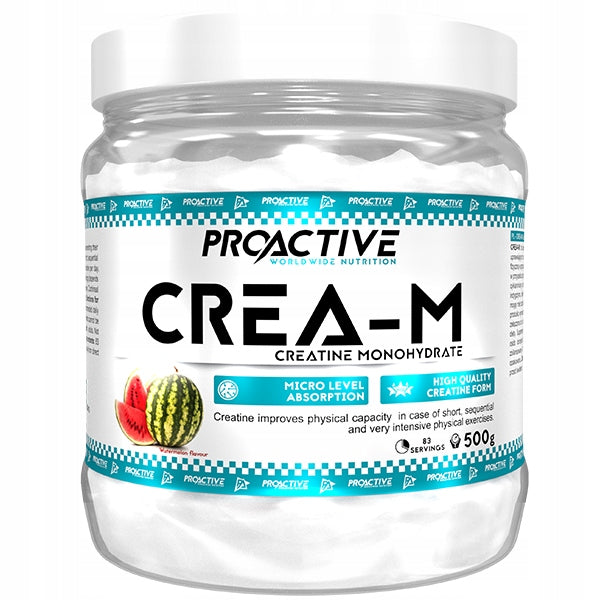 ProActive Crea M 500g - Creatine Monohydrate Powder Watermelon